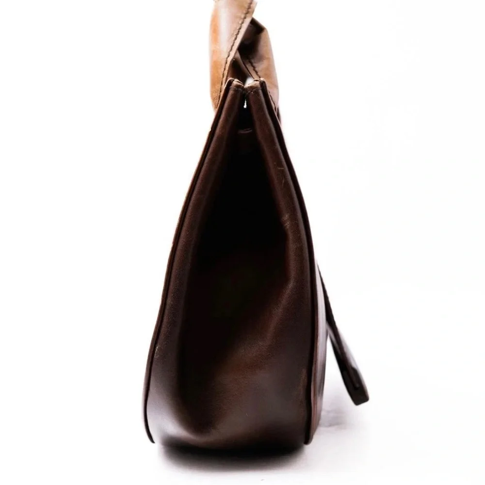 Gucci Tom Ford Era Brown Leather Shoulder Bag - Picture 6 of 13